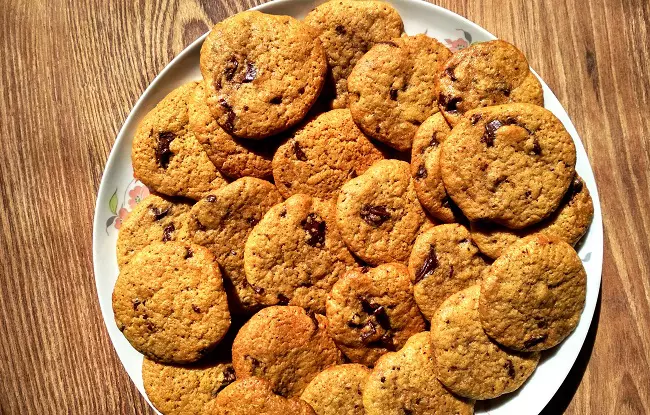 Coffe-chocolate chip cookies