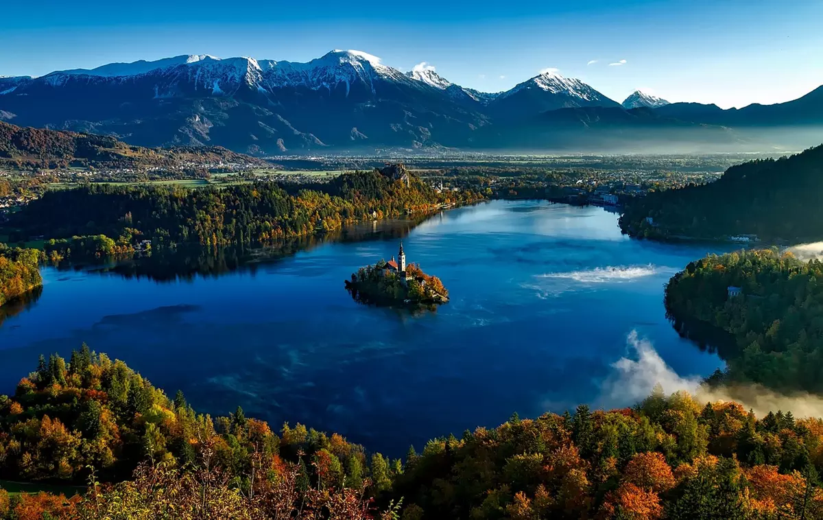 Lake Bled in autumn - Slovenia